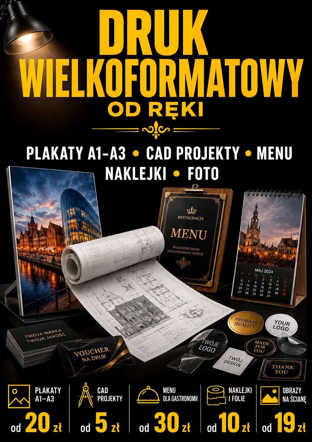 Druk wielkoformatowy i plakaty MAXTWIN Bydgoszcz