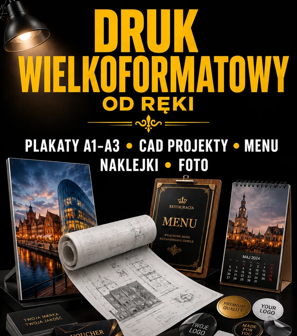Druk plakatów A1 A2 A3 i obrazów na płótnie w Bydgoszczy