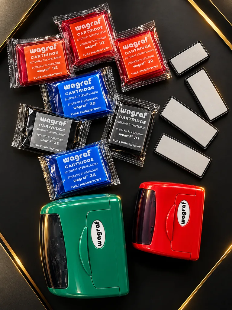 Cartridge, tuszowniki i serwis pieczątek PREINK WAGRAF