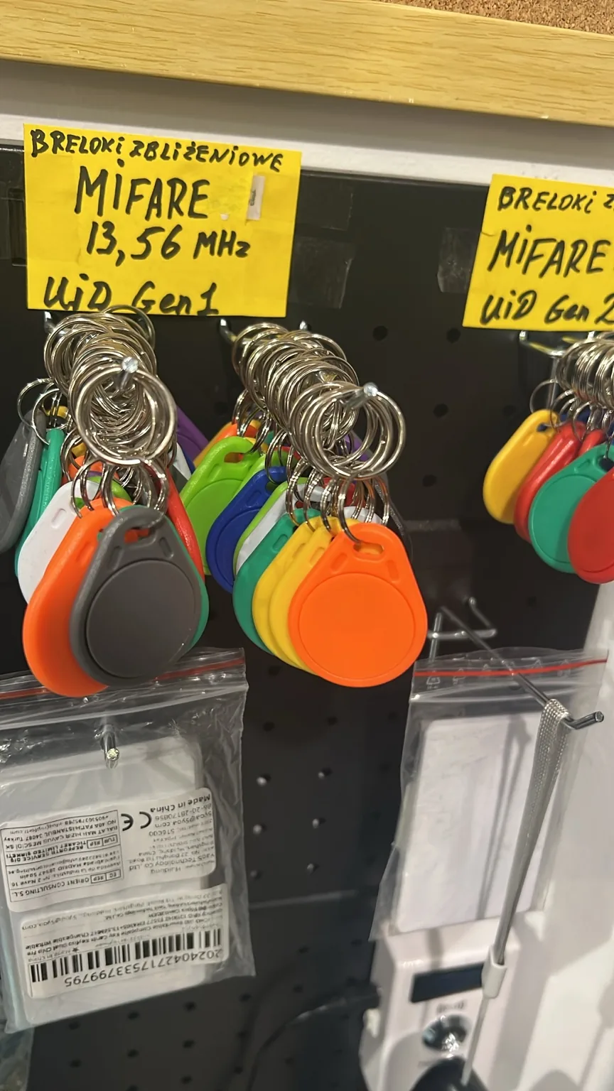 Breloki RFID i MIFARE