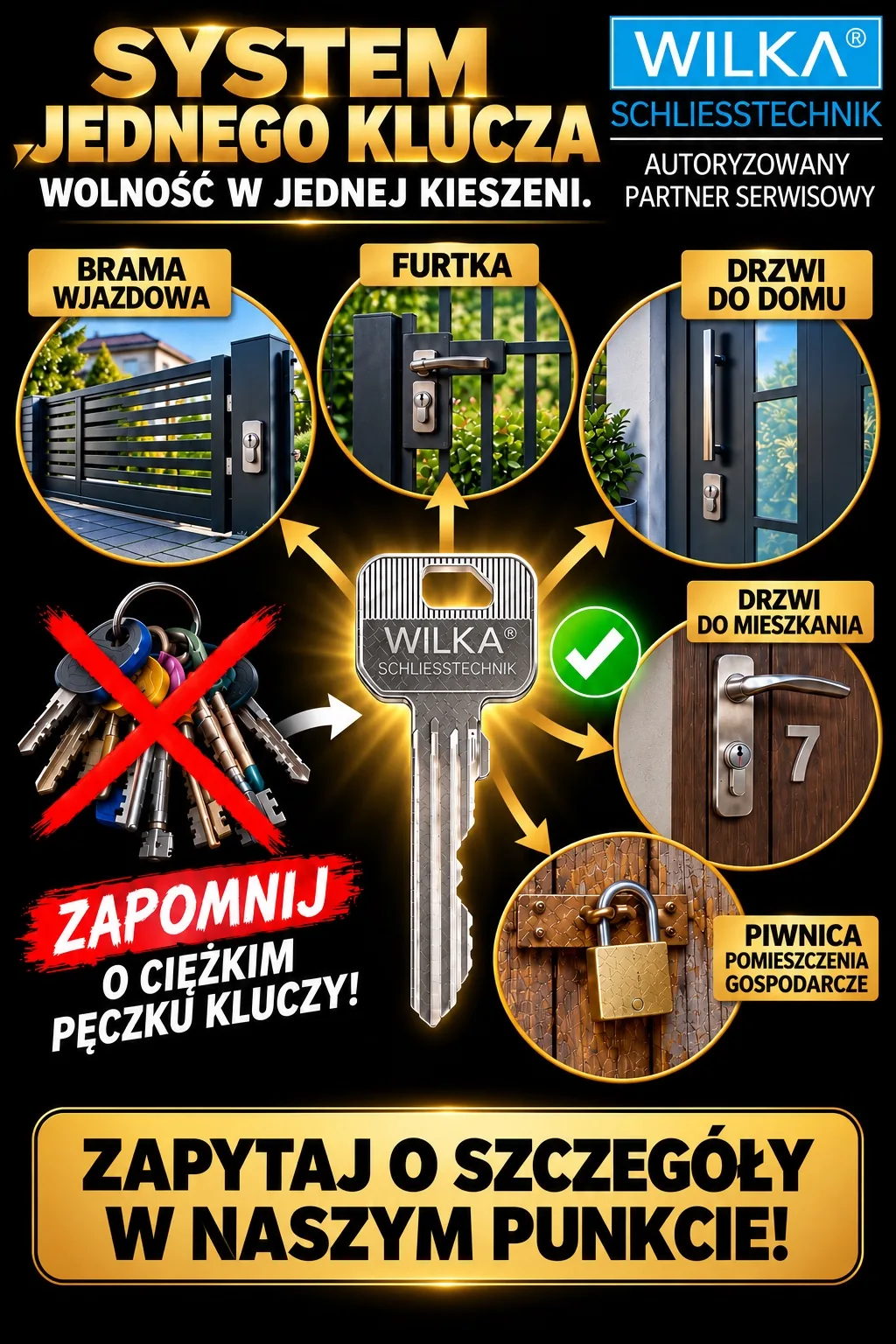 System Jednego Klucza WILKA